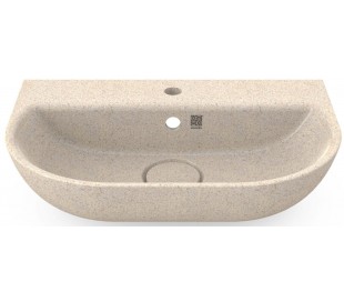 Woodio vægmonteret håndvask 60 x 40 cm ECO - Natural aspen