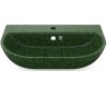 Woodio vægmonteret håndvask 60 x 40 cm ECO - Mosgrøn