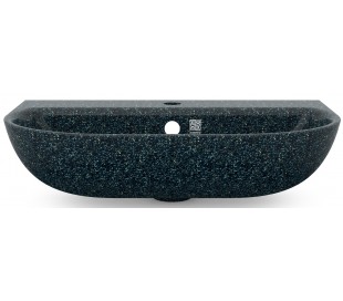 Woodio vægmonteret håndvask 60 x 40 cm ECO - Mosgrøn 2