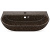 Woodio vægmonteret håndvask 60 x 40 cm ECO - Brun