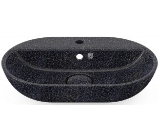 Woodio håndvask 60 x 40 cm ECO - Polar hvid