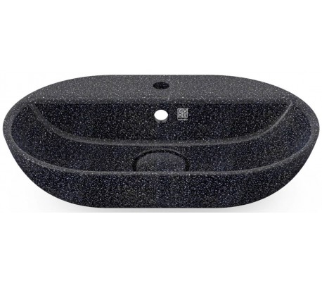 Woodio håndvask 60 x 40 cm ECO - Polar hvid