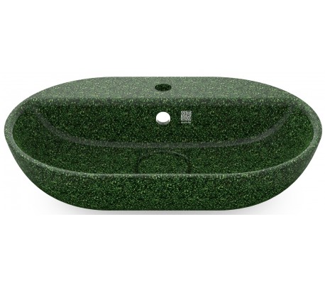 Woodio håndvask 60 x 40 cm ECO - Charcoal