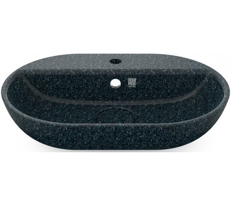 Woodio håndvask 60 x 40 cm ECO - Mosgrøn