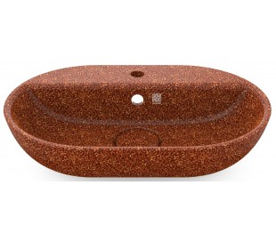 Woodio håndvask 60 x 40 cm ECO - Stengrå