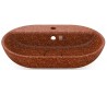 Woodio håndvask 60 x 40 cm ECO - Lerbrun