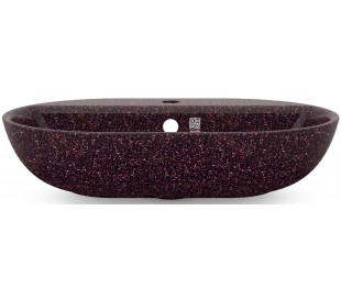 Woodio håndvask 60 x 40 cm ECO - Lerbrun 2