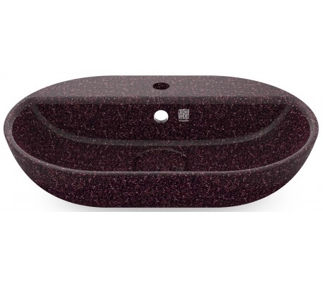 Woodio håndvask 60 x 40 cm ECO - Lerbrun