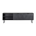 Blax sideboard i egetræ og jern B160 cm - Sort