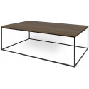 TemaHome Gleam sofabord i metal og marmor 120 x 75 cm - Sort/Sort marmor
