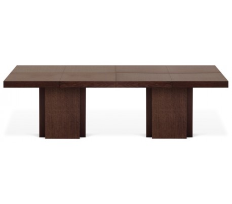 TemaHome Dusk spisebord i melamin og finér 262 x 130 cm - Hvid højglans