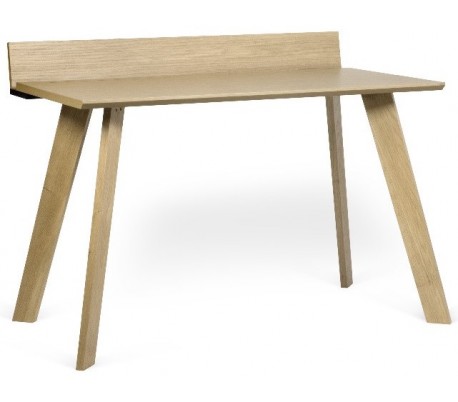 TemaHome Ply skrivebord i metal og MDF 120 x 60 cm - Sort/Eg