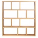TemaHome Berlin reolsystem i finér 159 x 150 cm - Betongrå