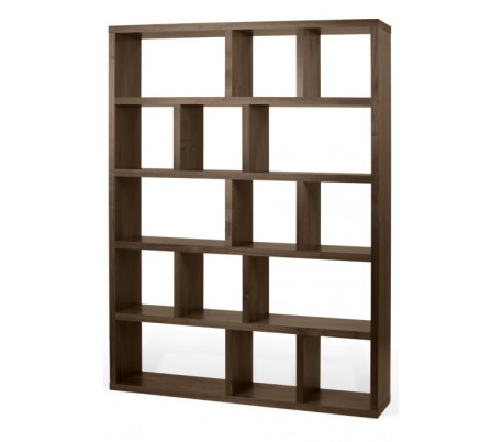 TemaHome Berlin reolsystem i finér 198 x 150 cm - Hvid