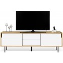 TemaHome Move tvbord i finér B110 - 203 cm - Hvid/Natur