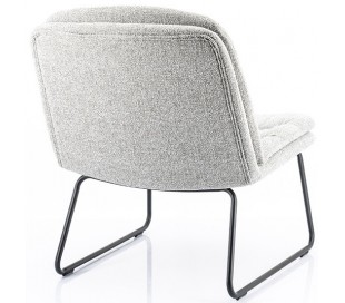 Bermo lænestol i polyester H78 cm - Sort/Antracit 2