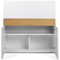 TemaHome Focus arbejdsstation i finér H109 x B110 cm - Mat hvid