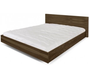 TemaHome Float 160 x 200 cm sofaramme med gavl i finér 180 x 208 cm - Mat hvid