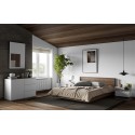 TemaHome Float 160 x 200 cm sofaramme med gavl i finér 180 x 208 cm - Mat hvid
