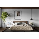 TemaHome Float 160 x 200 cm sofaramme med gavl i finér 180 x 208 cm - Mat hvid