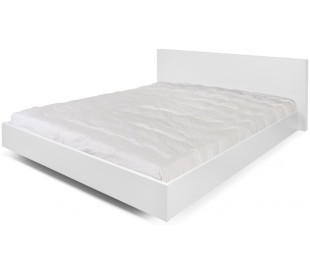 TemaHome Float 160 x 200 cm sofaramme med gavl i finér 180 x 208 cm - Mat hvid