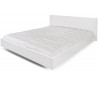 TemaHome Float 180 x 200 cm sengeramme med gavl i finér 200 x 211 cm - Mat hvid