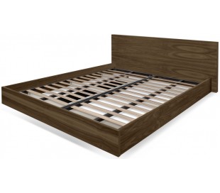 TemaHome Float 180 x 200 cm sofaramme med gavl i finér 200 x 211 cm - Mat hvid 2