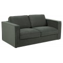 Montreal 3 personers sofa i velour B206 cm - Mørkegrå