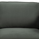 Montreal 3 personers sofa i velour B206 cm - Mørkegrå