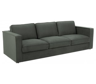 Calera 2 personers sofa i polyester B176 cm - Grågrøn