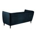Jonna 2,5 personers sofa i velour B182 cm - Marineblå