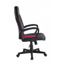 Racing Gaming kontorstol i kunstlæder H106 - 116 cm - Sort/Blå