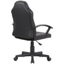 Racing Gaming kontorstol i kunstlæder H106 - 116 cm - Sort/Rød