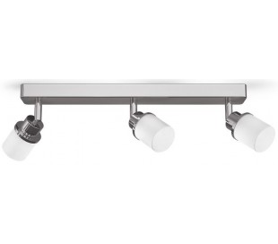 SARA Badeværelseslampe plafond Ø36 cm 1 x 24W LED - Krom/Opalhvid 2