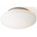 SARA Badeværelseslampe plafond Ø36 cm 1 x 24W LED - Krom/Opalhvid