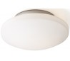 SARA Badeværelseslampe plafond Ø26 cm 1 x 12W LED - Krom/Opalhvid