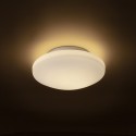 SARA Badeværelseslampe plafond Ø36 cm 1 x 24W LED - Krom/Opalhvid