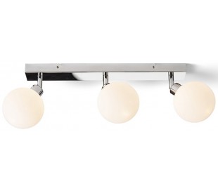 LINN Badeværelseslampe B40 cm 3 x G9 LED - Krom/Opalhvid