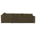 Freddie sofa med chaiselong i tekstil 283 x 197 cm - Bronze