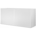 TemaHome Nina tvbord i metal og finér B140 cm - Sort/Mat sort/Eg