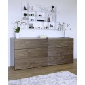 TemaHome Aurora kommode i finér B180 cm - Mat hvid