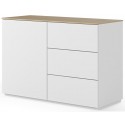 TemaHome Join sideboard i MDF og finér B120 cm - Mat hvid