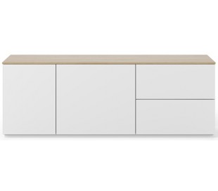 TemaHome Join Tvbord i MDF og finér B160 cm - Mat hvid 2