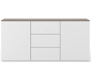TemaHome Join sideboard i MDF og finér B180 cm - Mat hvid/Eg 2