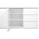 TemaHome Join sideboard i MDF og finér B180 cm - Mat hvid/Eg