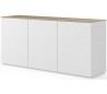 TemaHome Join sideboard i MDF og finér B180 cm - Mat hvid/Eg