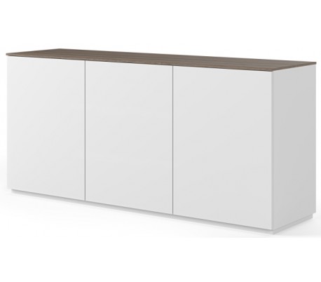 TemaHome Join sideboard i MDF og finér B180 cm - Mat hvid/Eg