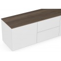 TemaHome Join Tvbord i MDF og finér B180 cm - Mat hvid/Eg