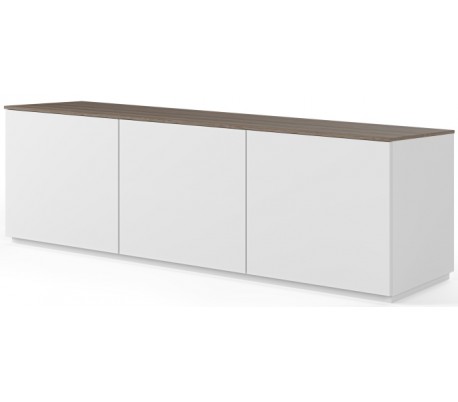 TemaHome Join Tvbord i MDF og finér B180 cm - Mat hvid/Eg