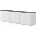 TemaHome Join Tvbord i MDF og finér B180 cm - Mat hvid/Eg